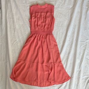 Nanette Lepore Coral Midi Dress